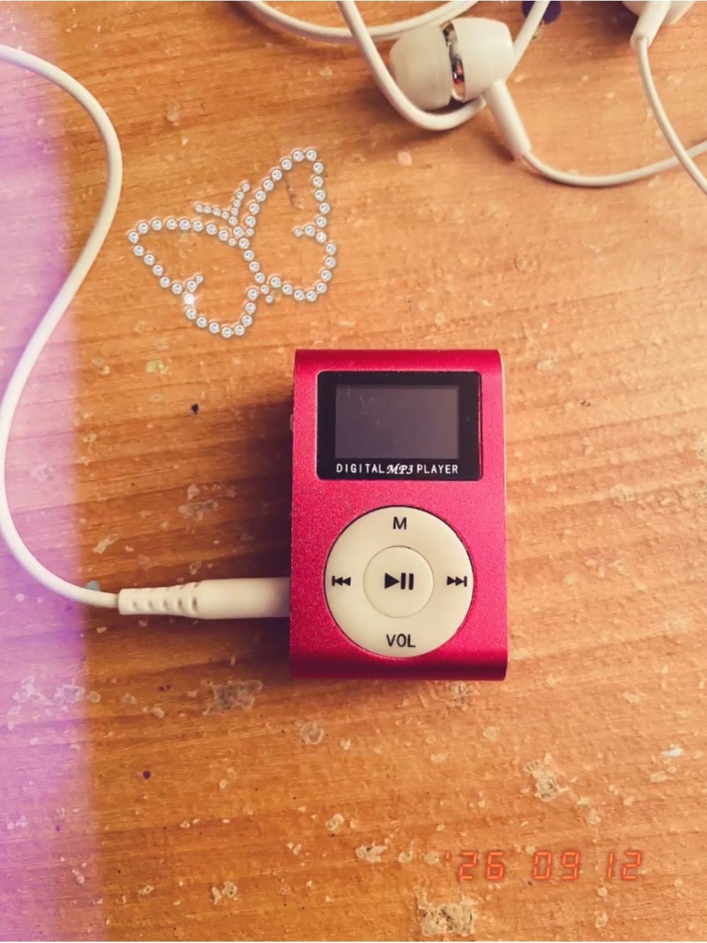 Portable Digital MP3 Player - Pink 🩷